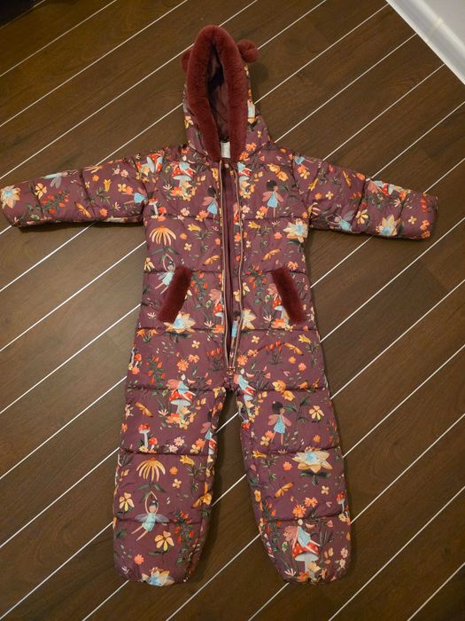 Зимен космонавт / снежен костюм за момиче, 116 см