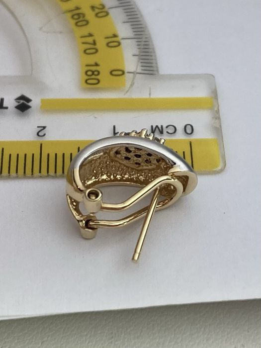 Cercei aur cu diamante 0.28ct