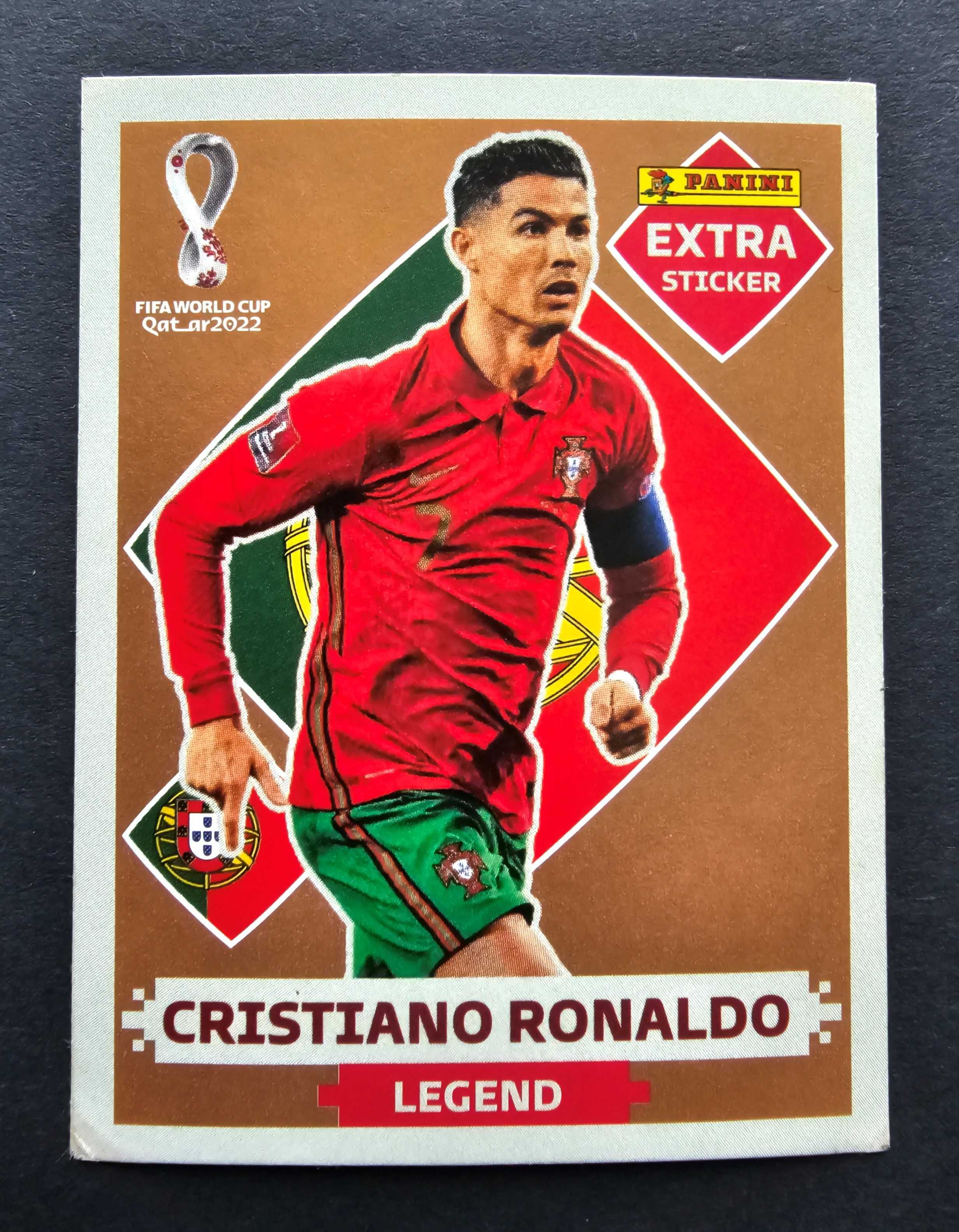 Extra sticker Cristiano Ronaldo Bronze FIFA World Cup 2022 Panini