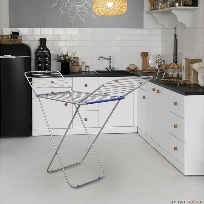 Uscătoare de rufe aluminiu, pliabil, Sepio