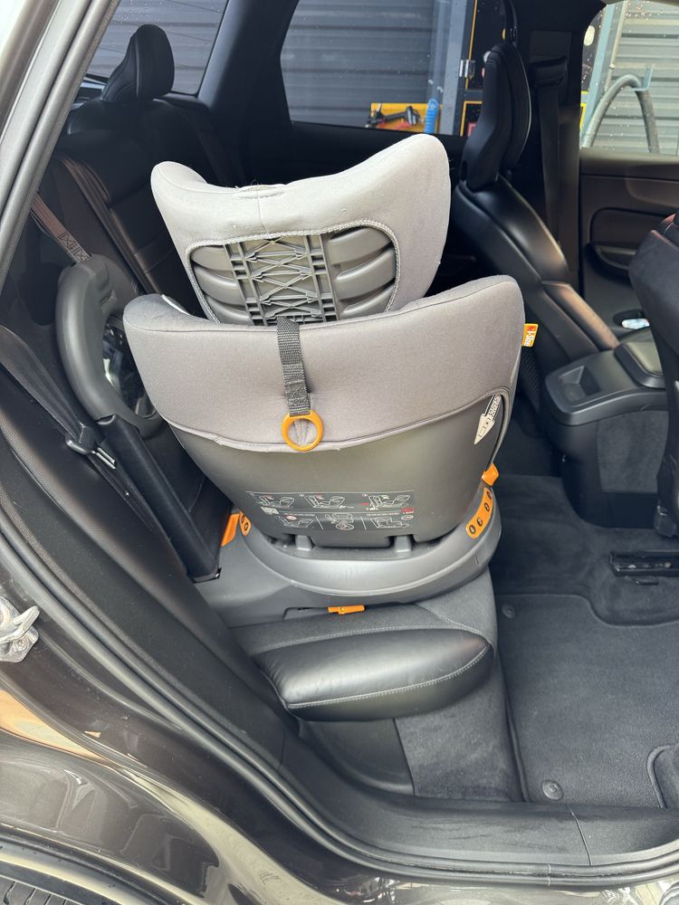 Scaun auto rotativ 360 Chicco AroundU iSize, Isofix, Pearl, 0-18kg