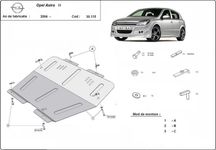 Метална кора под двигател OPEL ASTRA G 98-04 , ASTRA H 04-10