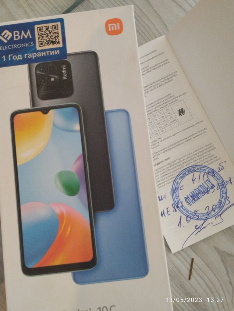 Redmi 10 C.  Yengi  1  yil  garaniyasi  bor