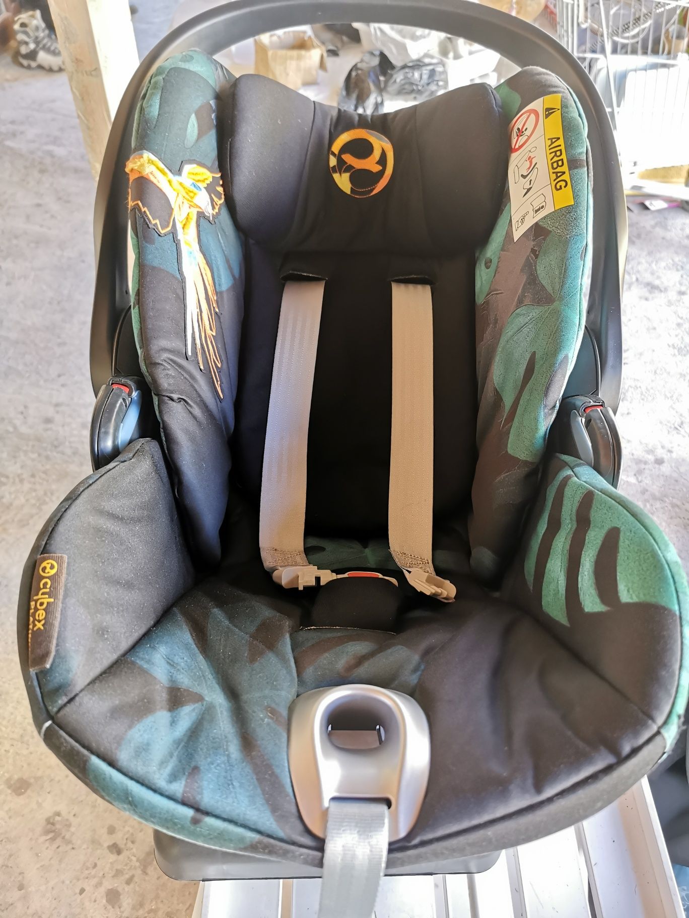 Бебешки стол за кола cybex cloud Q birds of paradise