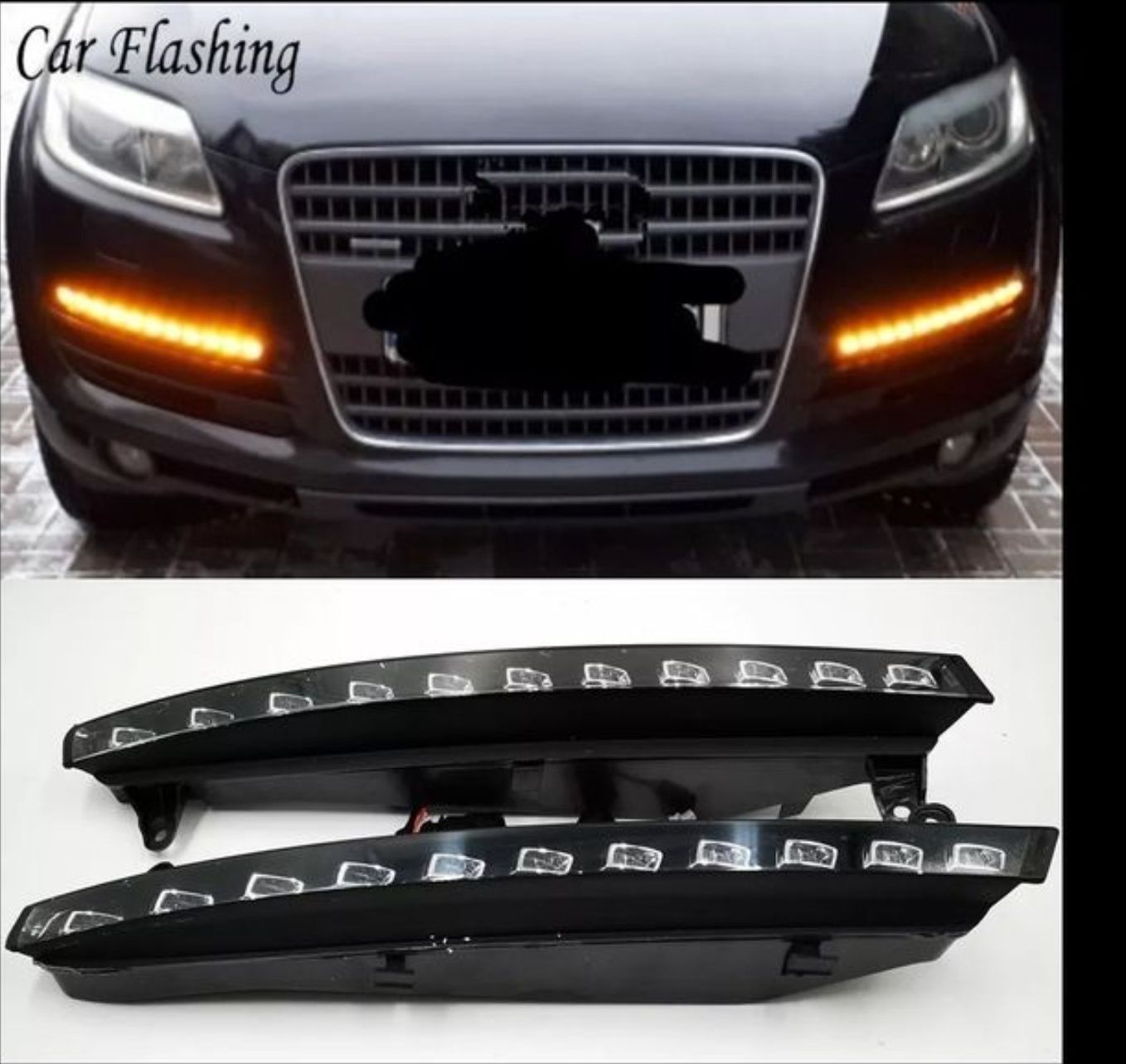 Pachet lumini de zi drl cu semnalizare pentru Audi q7