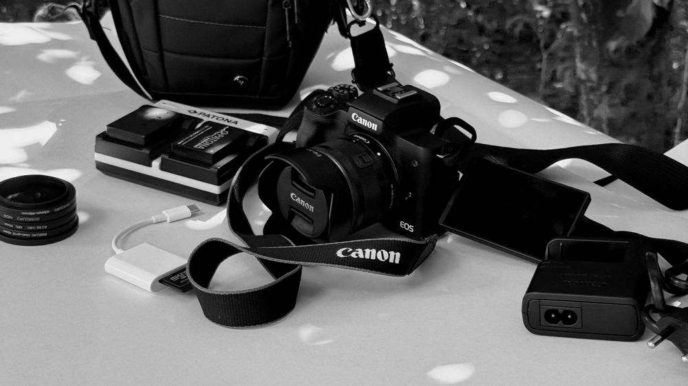 Camera Vlogging Canon EOS M50 Mark II, video 4k, 24.1 MP, Wi-Fi