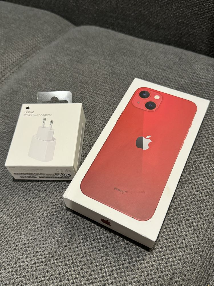 Iphone 13 128gb red, liber pe orice retea, NOU, SIGILAT