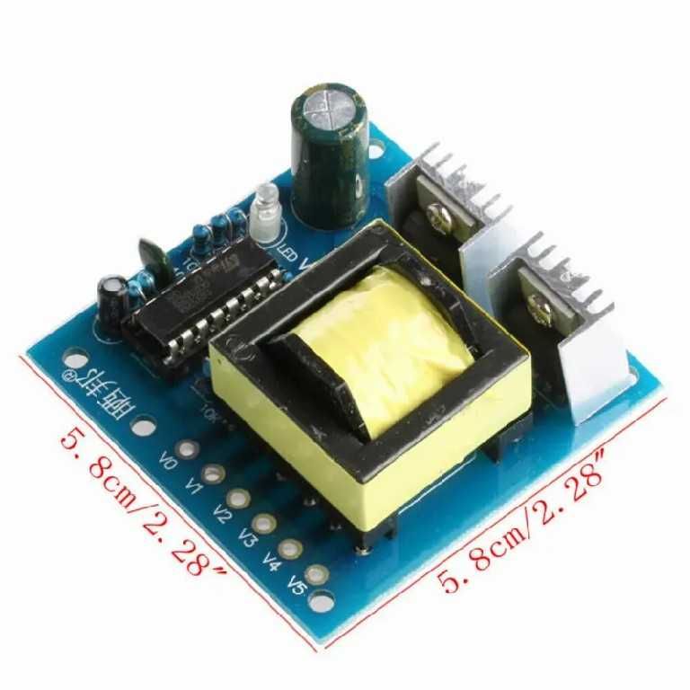 Modul invertor transformator adaptor convertor de la 12v la 220V 150w