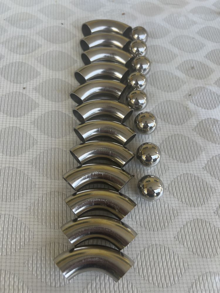 Accesorii inox bile coturi prinderi