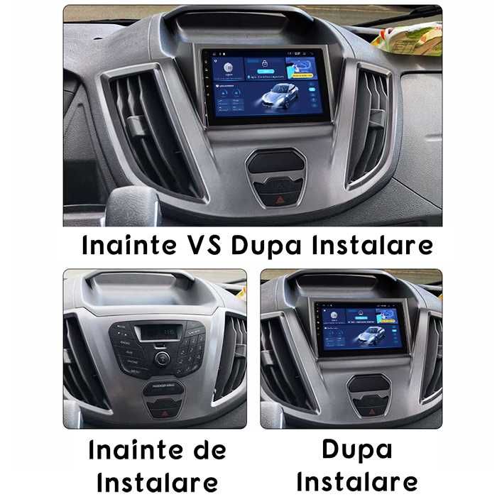 Navigatie Ford Transit 2017-2018 , 4GB RAM/64GB ROM, DSP, Android 14