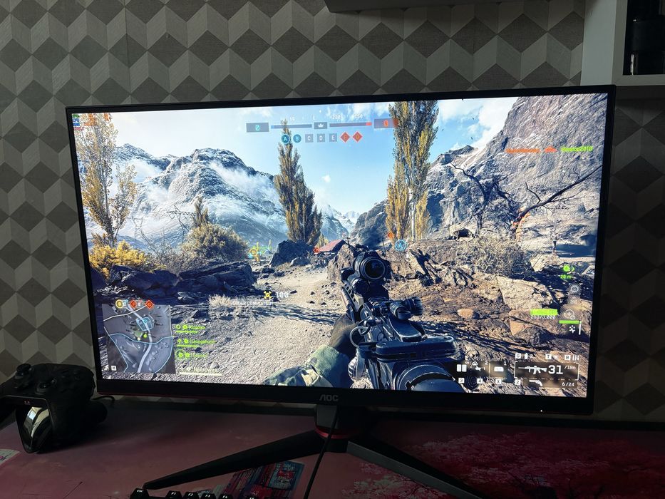 Монитор AOC Q27G2S / EU 27” IPS , WQHD, 2560 x 1440 , 165 Hz , G-SYNC