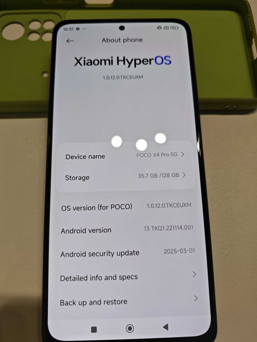 мобилен телефон Xiaomi POCO X4 Pro 5G син