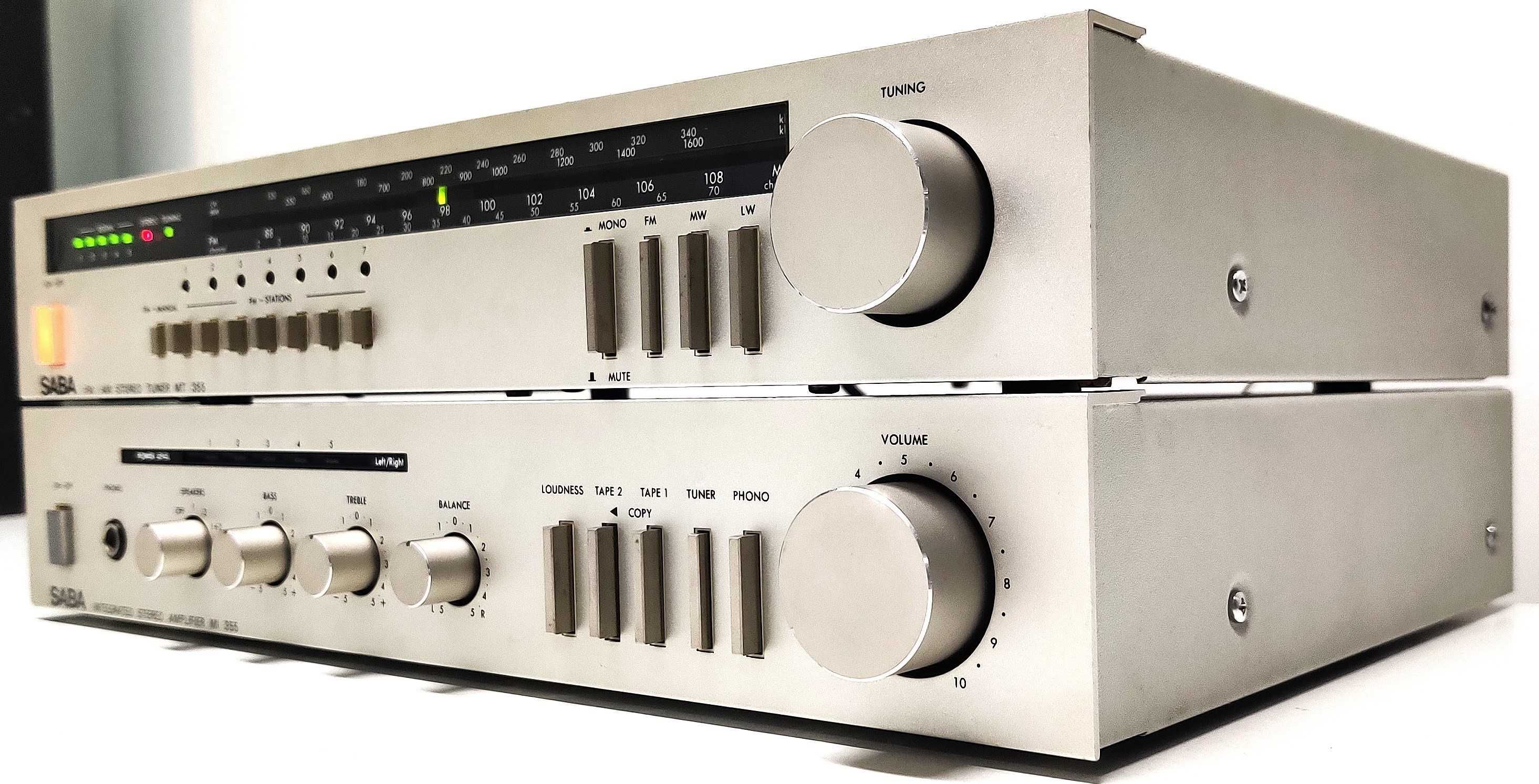 SABA MI 355 + MT 355 muzica stereo analog vintage