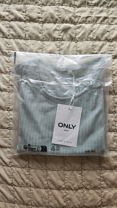 Tricou femei verde pastel marca only ONLEMMA S/S SHORT TOP NOOS JRS