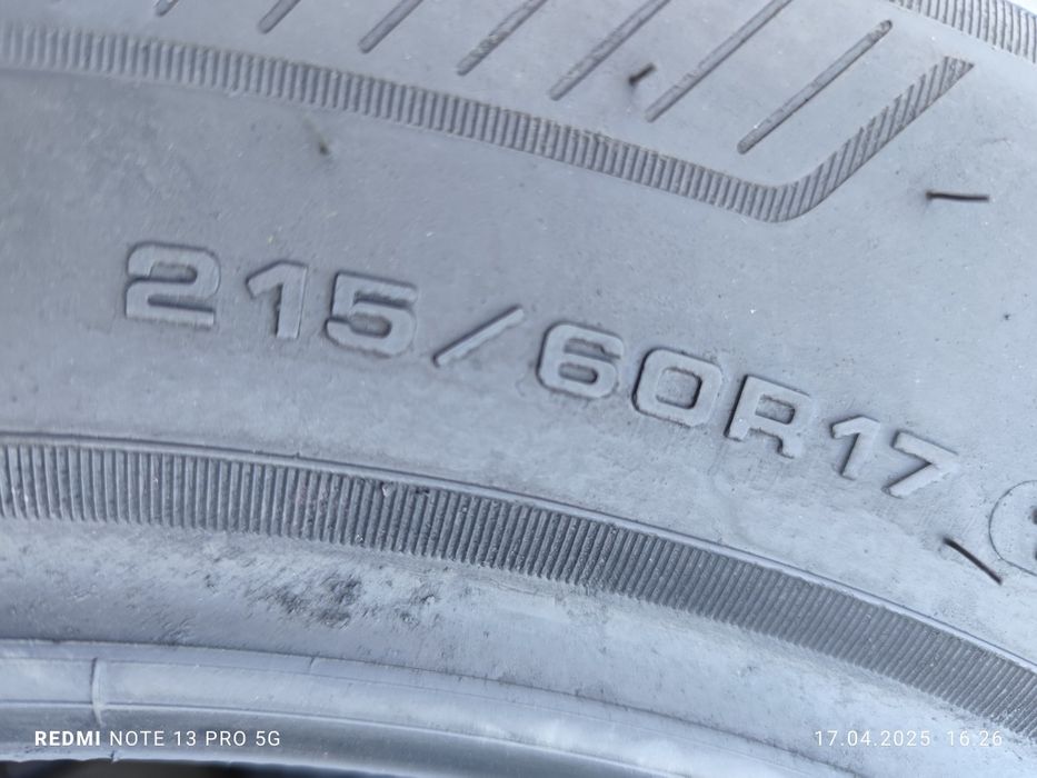 4 anvelope pentru toate sezoanele Goodyear 215-60-17
