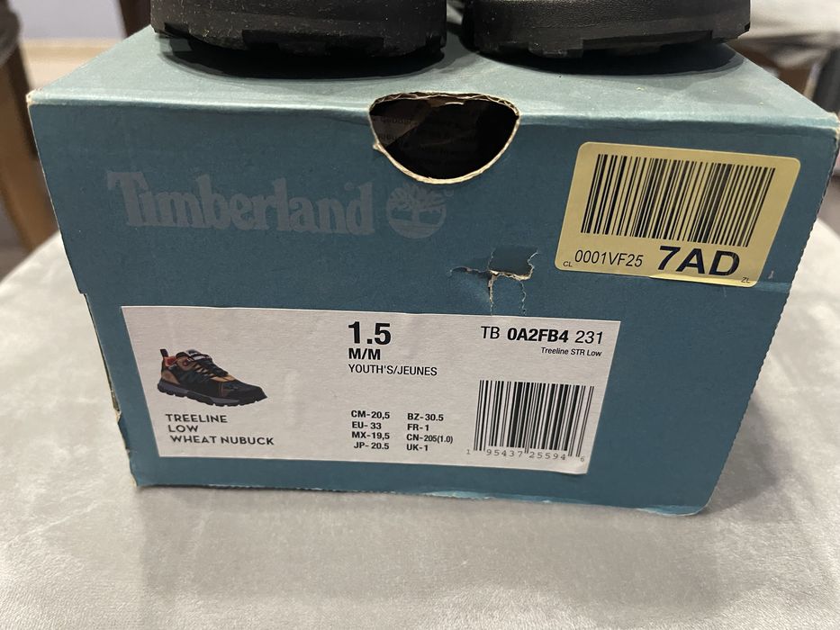 32 33 Детски Обувки Timberland Treeline Low Nike Puma Adidas Jordan