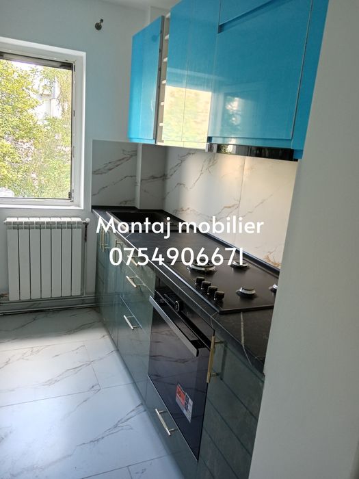 Montaj mobilă parchet șine și galerii pentru perdele
