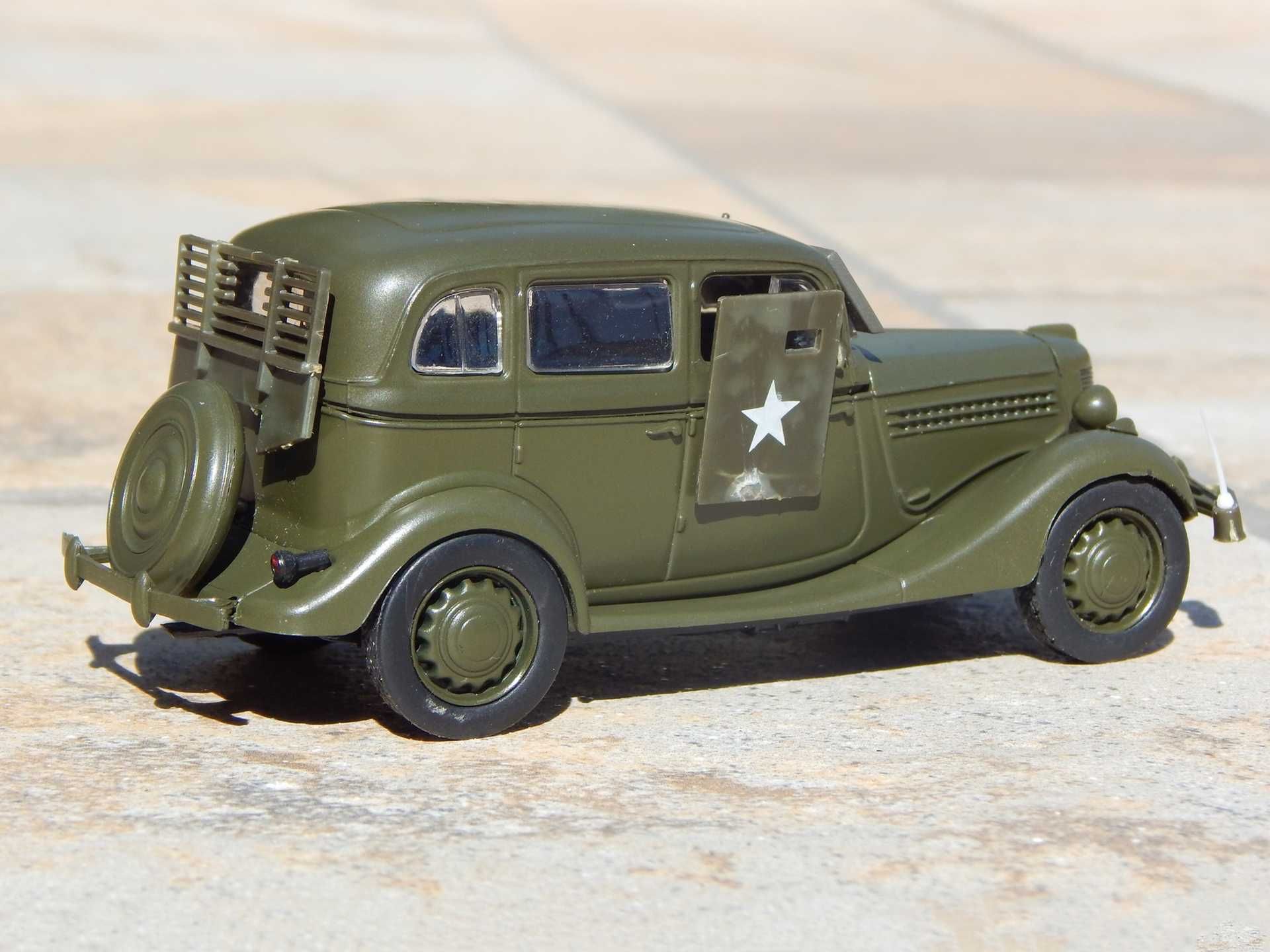 Macheta auto epoca militara GAZ 61-73 (Ford Model B) 1940 1:43