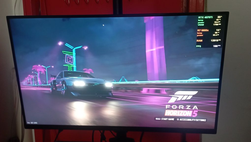Monitor gaming 27" 1440p Dell S2721DGFA