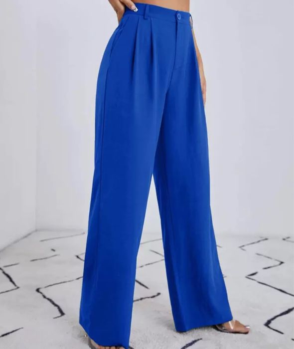 Син официален панталон