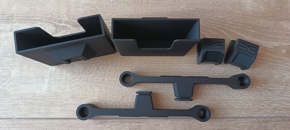 Set prinderi tetiera+suporti telefon+carlige youclip Dacia, 3dprint