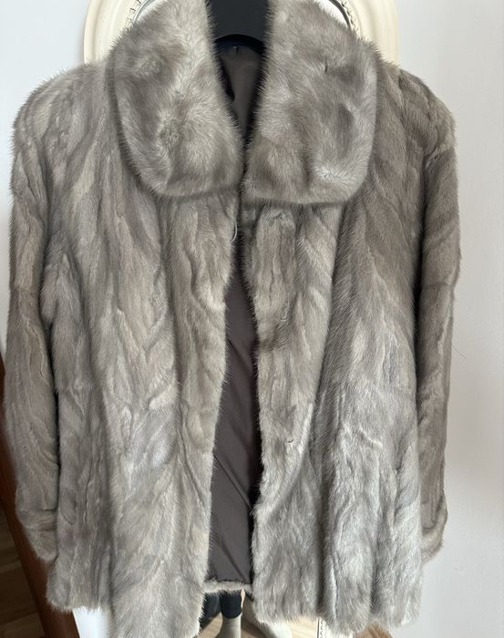 Haina blana naturala vizon