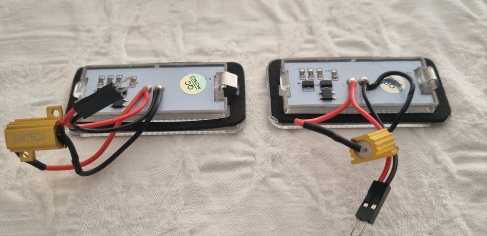 Плафони/LED за за регистрационен номер  FIAT 500