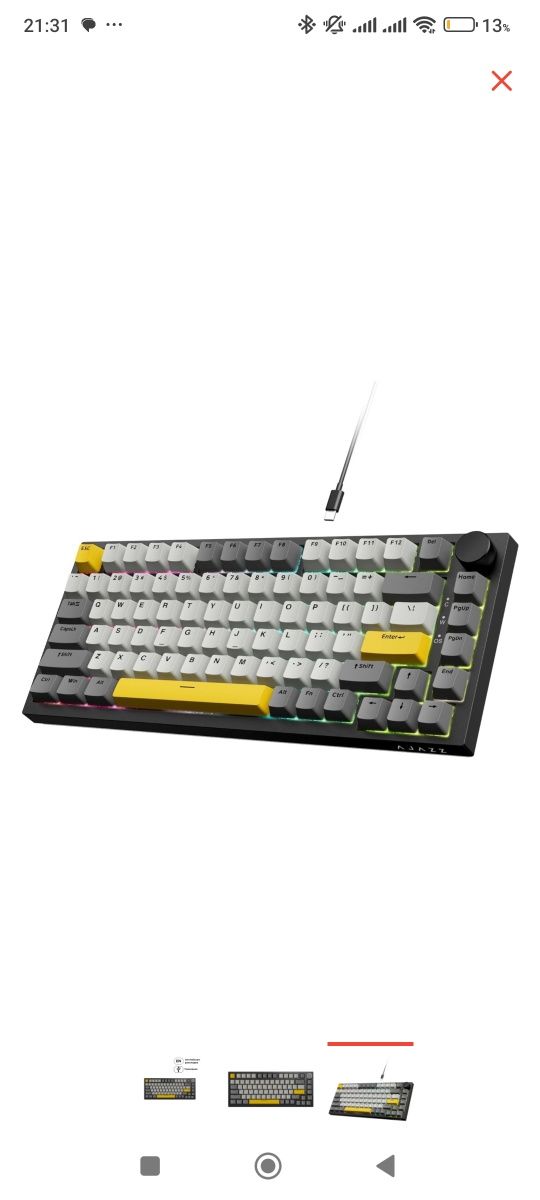 Ajazz AK 820 клавиатура