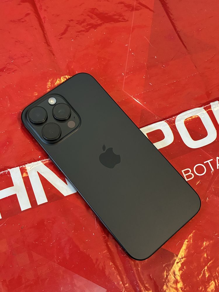 КАТО НОВ 256GB iPhone 16 Pro Max Гаранция Technopolis 2027 г. Black