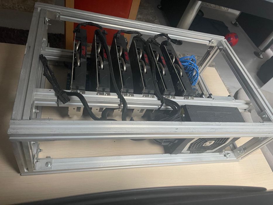 Mining rig 6 placi asus p106