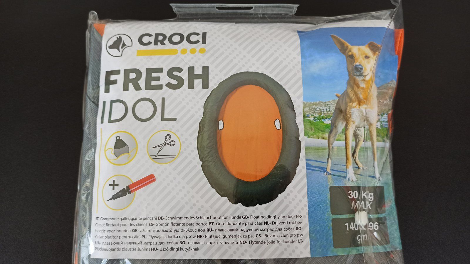 Barca gonflabila pentru animale de companie apa croci fresh idol caini