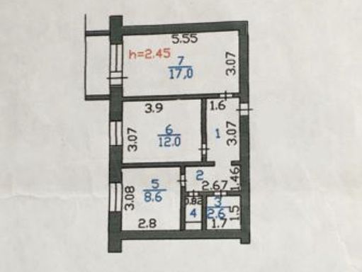 Срочно продам 2-х комнатную квартиру