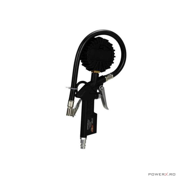 Pistol digital pentru umflat roti, manometru, reglare precisa a
