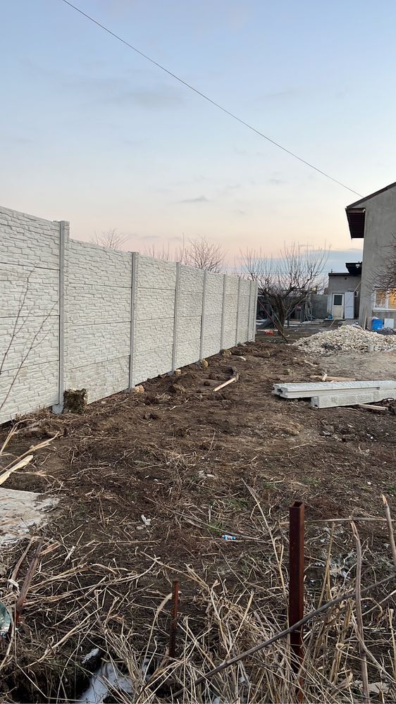 Gard placi stalpi Beton Prefabricat Sipca