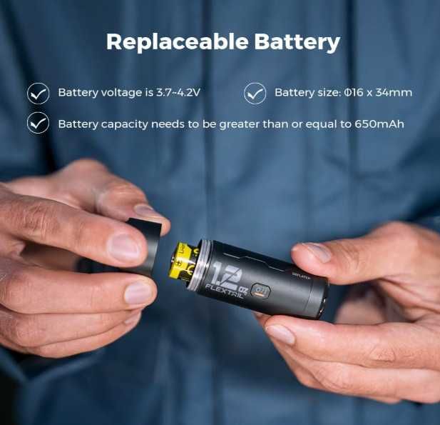 Преносима въздушна помпа FLEXTAIL Zero Pump, акумулаторна