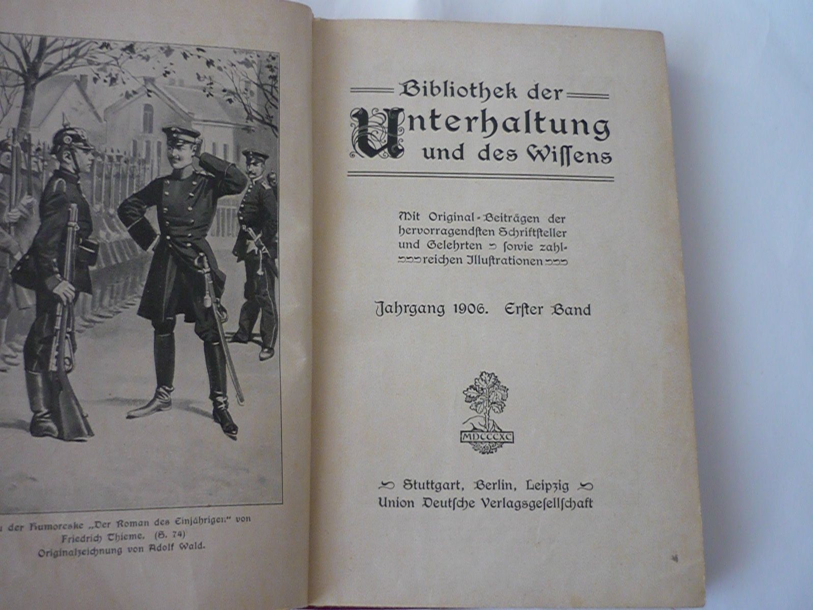 Vând carte în limba germana 1906
