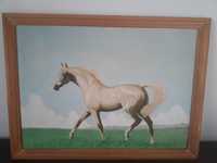 картина белая лошадь