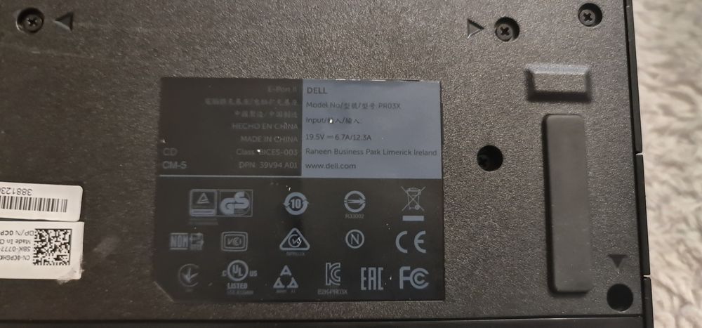 Docking station dell pro 3x