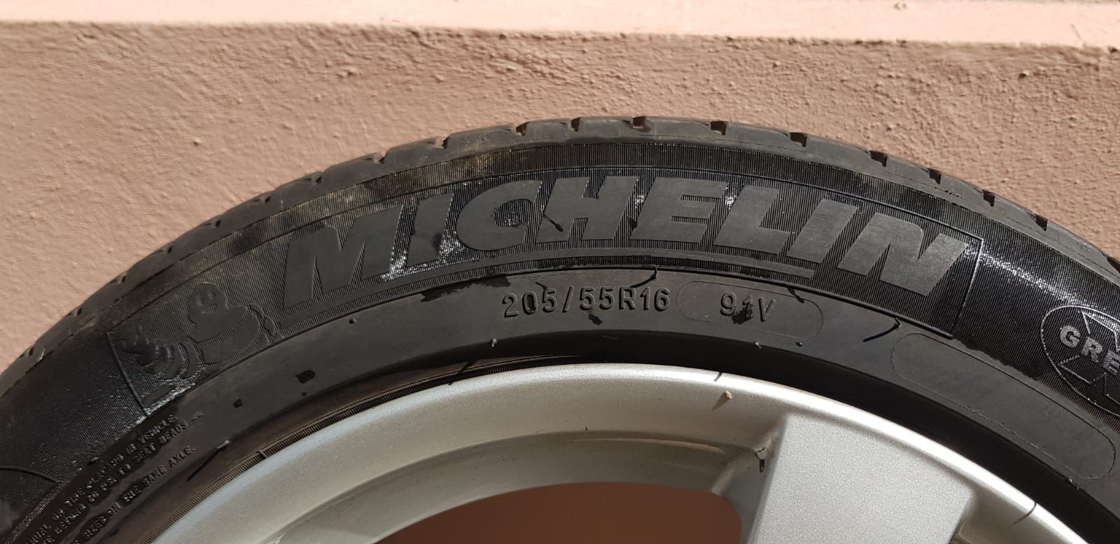 Set 4 jante OZ 16" cu anvelope Michelin