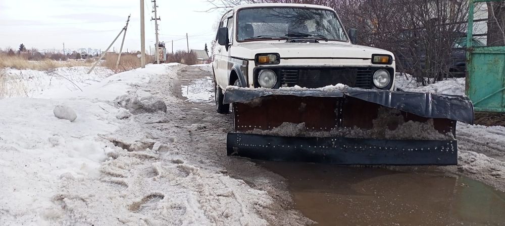 Отвал на ниву для очистки снега