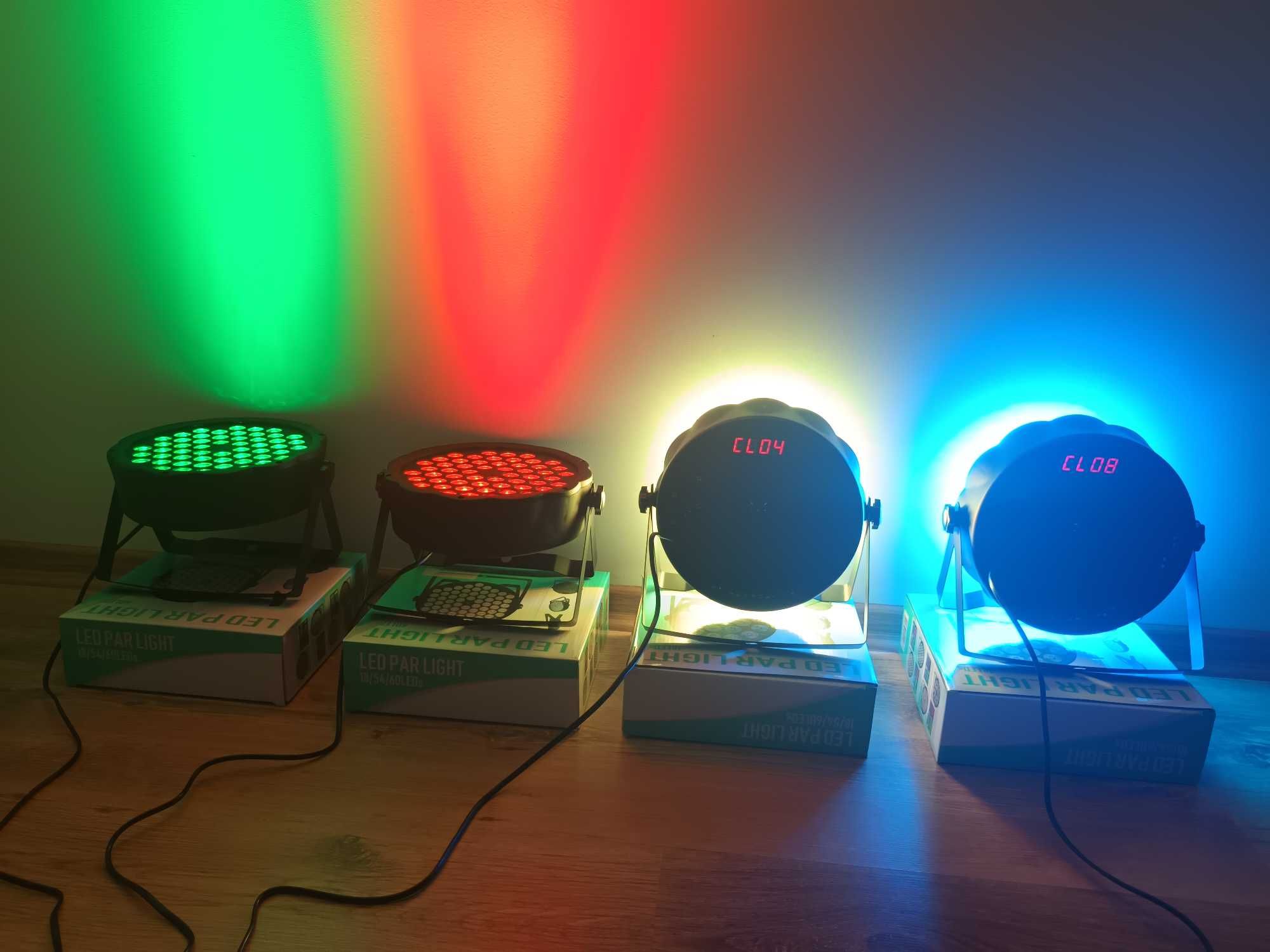 LED PAR 54 RGBW Orga de lumini Club DJ * Jocuri de culori*Senzor SUNET
