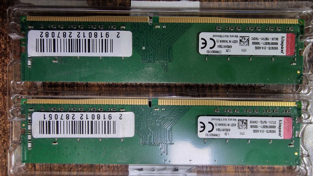 Оперативная память DDR4 2400, 4Gbx2шт