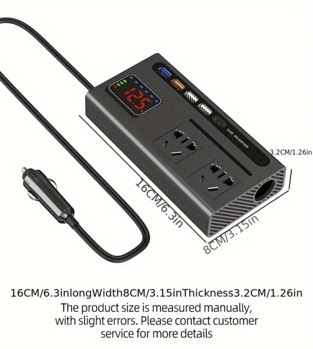 Avto uchun 12v-24v inverter 110-220v va yaxshi zaryadka инвертор для а