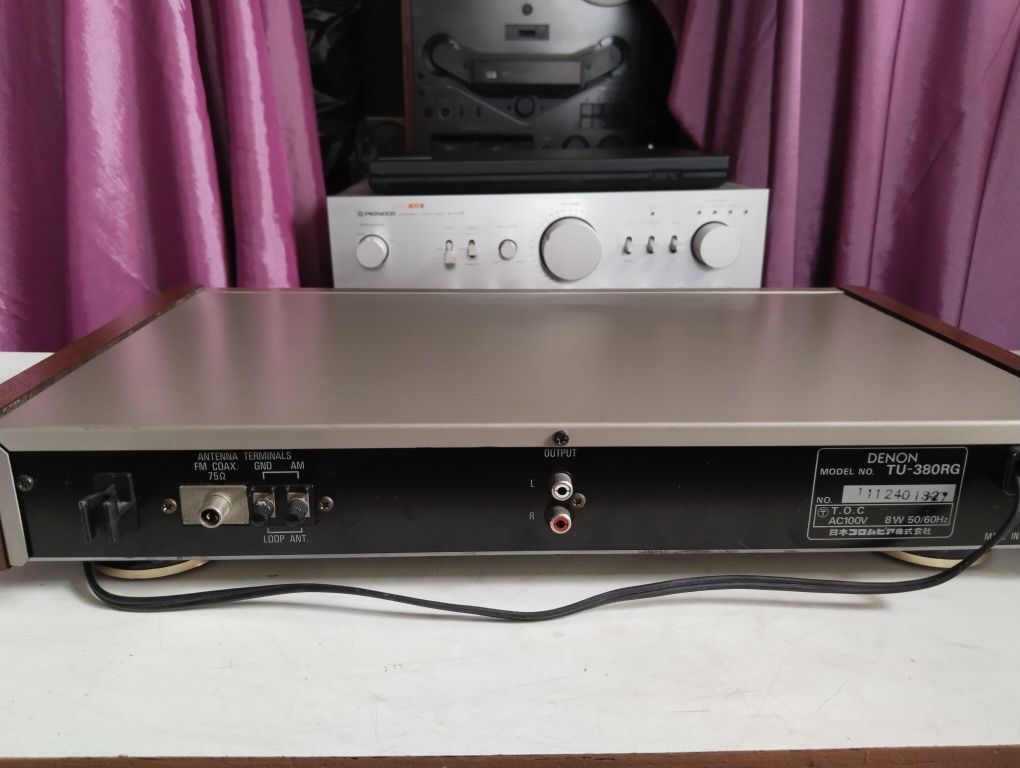 DENON TU-380RG цифровой RDS тюнер+ПДУ