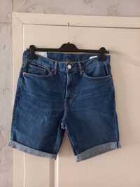 Мъжки къси дънкови панталони H&M, размер 32