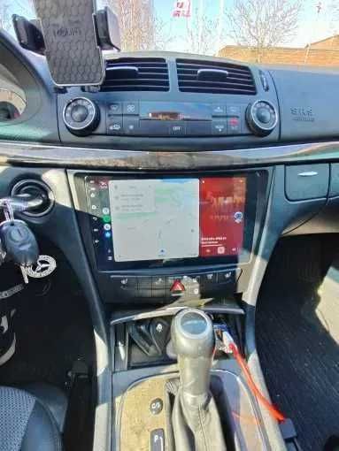 Navigatie GPS Mercedes E Class W211 E200 W219 CLS CarPlay QLed 1-8GB