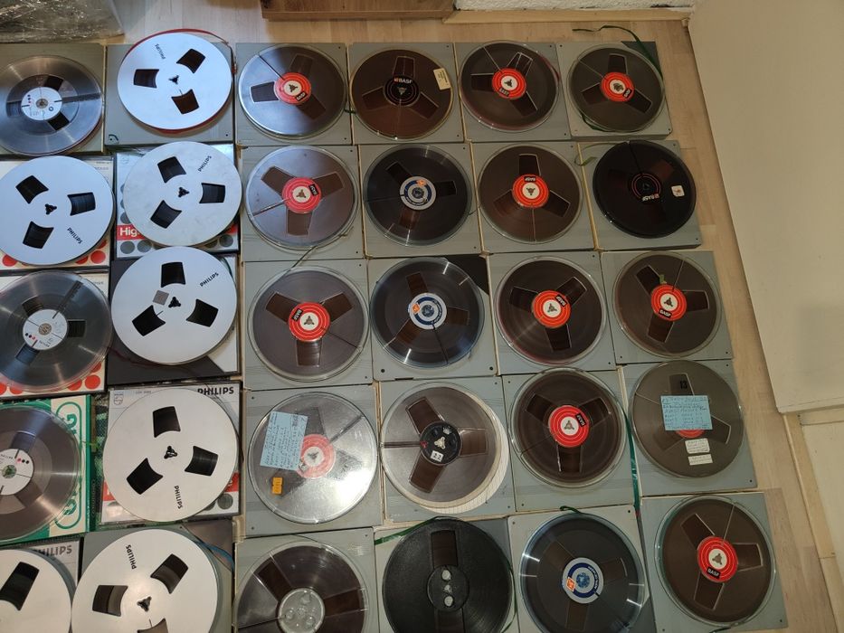 Benzi de Magnetofon 18cm BASF, Philips,Agfa,TDK, Sony