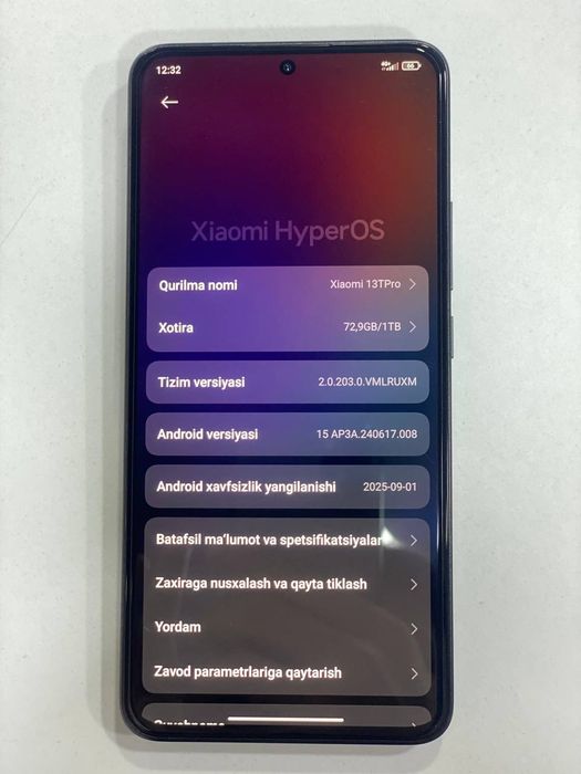Xiaomi 13T PRO XOTIRA 1 Tb RAM 16+6