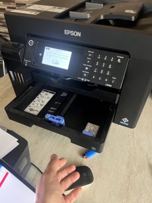 Multifunctional inkjet EPSON EcoTank L15160 CISS, A3+ Wi-Fi Retea