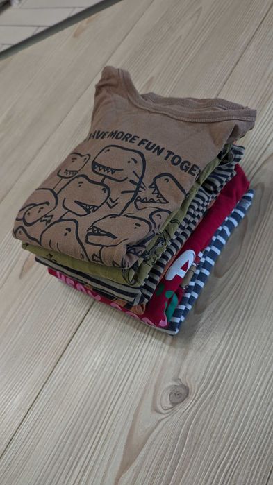 Лот детски блузи с дълъг ръкав и суичъри 122  6-7-8 години за момче